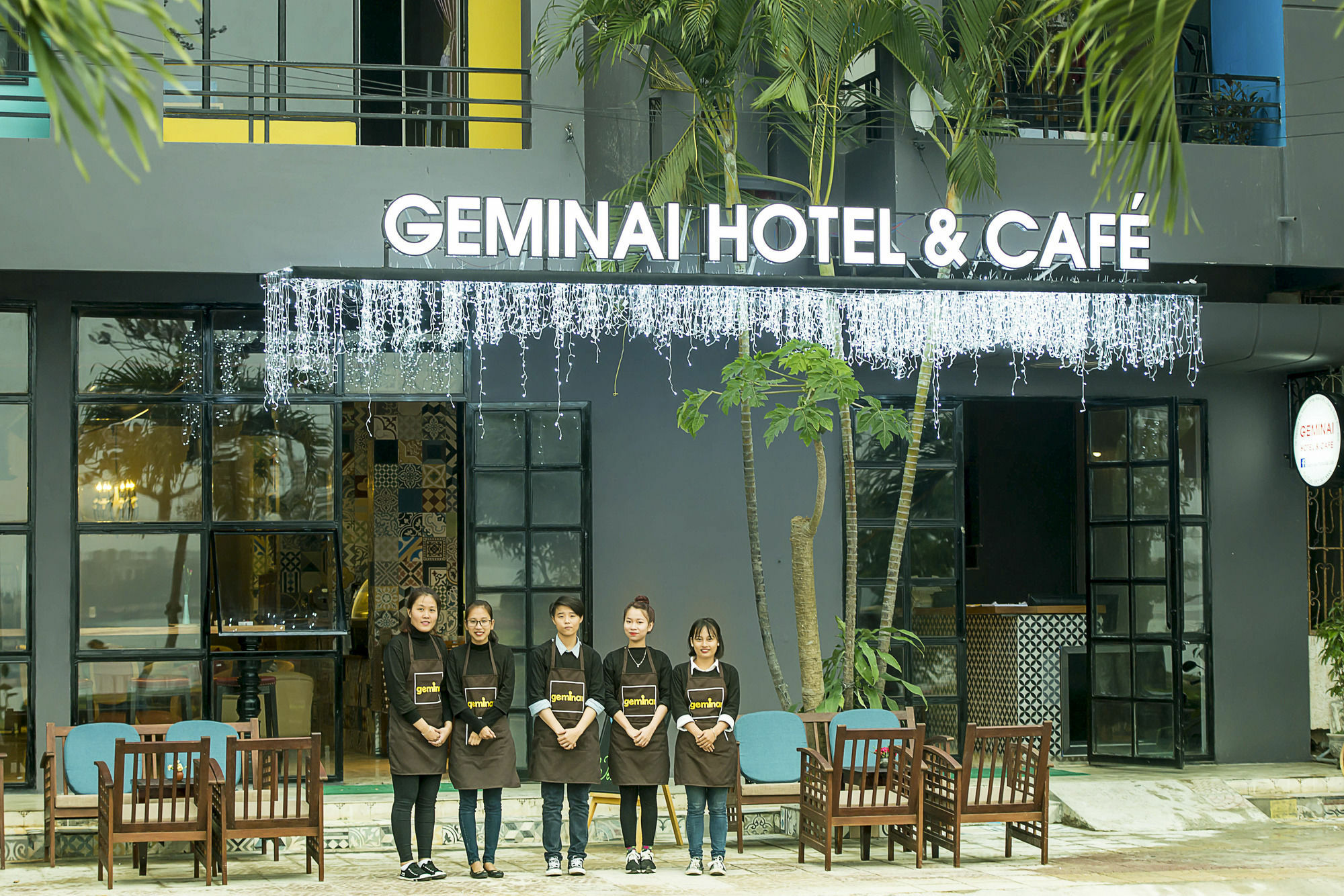 Geminai Hotel & Cafe Донгхой Екстер'єр фото